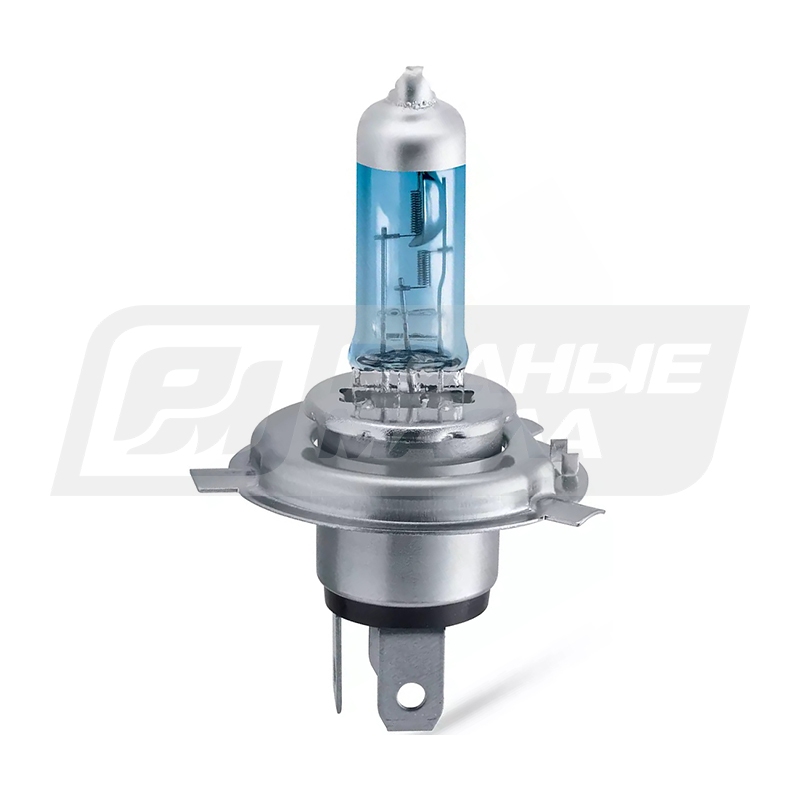 PHILIPS WhiteVision Ultra H4 12V 60/55W P43t-38, набор 2шт 12342WVUSM